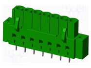 Pluggable terminal block; 5mm; straight; socket; female; on PCBs AMPHENOL ANYTEK