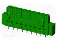 Pluggable terminal block; 5mm; straight; socket; female; on PCBs AMPHENOL ANYTEK