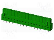 Pluggable terminal block; 5mm; straight; socket; female; on PCBs AMPHENOL ANYTEK