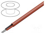 Wire; 4x22AWG; stranded; Cu; FEP; red; -20÷150°C; 300V; unshielded BELDEN