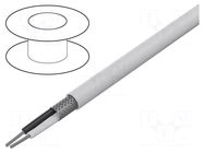Wire; 2x16AWG; stranded; Cu; PTFE; white; -65÷200°C; 600V; CPR: Eca BELDEN