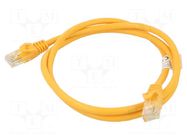Patch cord; RJ45 plug,both sides; U/UTP; 6; stranded; CCA; PVC LANBERG