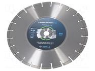 Cutting diamond wheel; Ø: 350mm; Holder: assembly hole; 25.4mm NOZAR DIAMANTWERKZEUGE