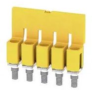 JUMPER BAR, 5POS, PA 66, TERMINAL BLOCK