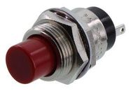 SWITCH, PUSHBUTTON, SPST-NO, 0.3A, 125VAC