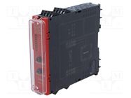 Module: safety relay; 24VAC; 24VDC; IN: 2; for DIN rail mounting IDEC