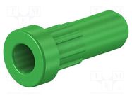 Accessories: case; Overall len: 15.5mm; green; Ømount.hole: 4.9mm STÄUBLI