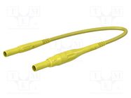 Connection cable; 8A; banana plug 4mm,both sides; Urated: 1kV STÄUBLI