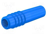 Accessories: plug case; blue; Overall len: 12mm; Socket size: 1mm STÄUBLI