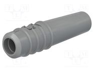 Accessories: plug case; grey; Overall len: 16mm; Socket size: 2mm STÄUBLI