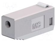 Accessories: case; white; Overall len: 15.5mm; Socket size: 2mm STÄUBLI
