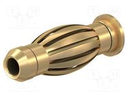 Reducer adapter; 25A; 30VAC; 60VDC; gold-plated; 16mm STÄUBLI