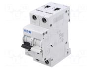 Circuit breaker; 230/400VAC; Inom: 32A; Poles: 1+N; Charact: D; 6kA EATON ELECTRIC