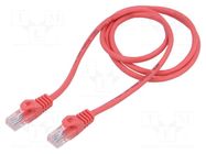 Patch cord; RJ45 plug,both sides; U/UTP; 5e; stranded; CCA; PVC LANBERG