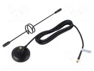 Antenna; black; SMA; 50W; 600MHz÷2.7GHz; 50Ω; 3m; 14dBi; -20÷85°C QOLTEC