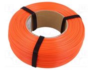 Filament: PET-G; 1.75mm; orange; 220÷250°C; 1kg; refill ROSA 3D