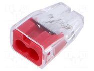 Quick splice; 32A; 600V; for cable; spring clamp; blister; ways: 1 SIMET