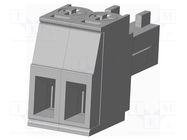 Pluggable terminal block; 3.5mm; straight; plug; female; UL94V-0 AMPHENOL ANYTEK