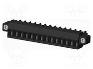 Pluggable terminal block; 3.81mm; straight; plug; female; UL94V-0 AMPHENOL ANYTEK