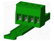 Pluggable terminal block; 5.08mm; straight; plug; female; UL94V-0 AMPHENOL ANYTEK