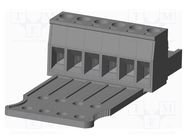 Pluggable terminal block; 5mm; straight; plug; female; for cable AMPHENOL ANYTEK