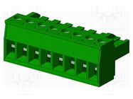 Pluggable terminal block; 5mm; straight; plug; female; for cable AMPHENOL ANYTEK