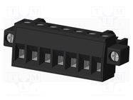 Pluggable terminal block; 5mm; straight; plug; female; UL94V-0 AMPHENOL ANYTEK