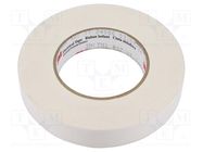 Tape: electrical insulating; W: 25mm; L: 55m; Thk: 0.177mm; white 3M