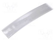 Heat shrink sleeve; glueless; 2: 1; 25.4mm; transparent; reel TASKER