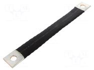 Braids; insulated earthing tape; W: 40mm; 95mm2; Ø1: 17mm; Ø2: 17mm CONNECT