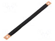 Braids; insulated earthing tape; 10mm2; Ø1: 7mm; Ø2: 7mm; 75A; IST CONNECT