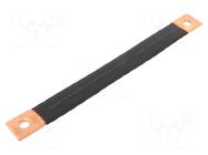 Braids; insulated earthing tape; W: 35mm; 70mm2; Ø1: 13mm; Ø2: 13mm CONNECT