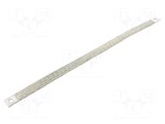 Braids; earthing tape; 25mm2; Ø1: 9mm; Ø2: 9mm; 135A; L: 400mm; KT CONNECT