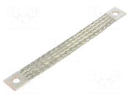 Braids; earthing tape; W: 25mm; 35mm2; Ø1: 11mm; Ø2: 11mm; 195A; KT CONNECT