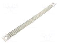 Braids; earthing tape; W: 25mm; 35mm2; Ø1: 11mm; Ø2: 11mm; 195A; KT CONNECT