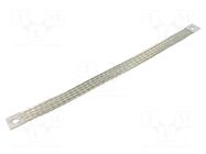 Braids; earthing tape; W: 25mm; 35mm2; Ø1: 11mm; Ø2: 11mm; 195A; KT CONNECT