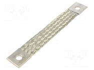 Braids; earthing tape; 70mm2; Ø1: 13mm; Ø2: 13mm; 290A; L: 200mm; KT CONNECT