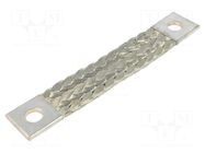 Braids; earthing tape; 120mm2; Ø1: 17mm; Ø2: 17mm; 420A; L: 200mm; KT CONNECT