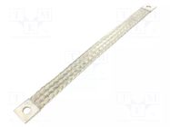 Braids; earthing tape; W: 40mm; 120mm2; Ø1: 17mm; Ø2: 17mm; 420A; KT CONNECT