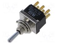 Switch: toggle; Pos: 3; DP4T; ON-ON-ON; 6A/250VAC; FT; -20÷70°C TE Connectivity