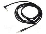 Cable; Jack 3.5mm 3pin plug,Jack 3.5mm 3pin angled plug; 2m VENTION