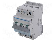 Circuit breaker; 230/400VAC; Inom: 40A; Poles: 3; Charact: D; 10kA HAGER