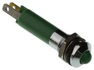 LED INDICATOR, 24V, GREEN