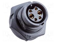 Connector: circular; socket; size B; female; PIN: 3; bayonet; 10A AMPHENOL LTW