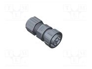 Connector: AC supply; soldering; male; 20A; for cable; IP67 AMPHENOL LTW