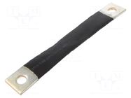 Braids; insulated earthing tape; W: 14mm; 10mm2; Ø1: 7mm; Ø2: 7mm CONNECT