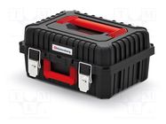 Suitcase: toolbox; 445x360x216mm; polymer; HEAVY; 25kg KISTENBERG