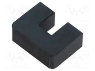 Core: ferrite; U; 3C94; 1900nH; 3800mm3; 56mm2; A: 20.8mm; B: 6.4mm FERROXCUBE