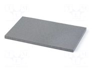 Foam insert; grey; 475x285x20mm KISTENBERG