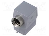 Enclosure: for HDC connectors; C-TYPE; size 44.27; high; PG21 ILME